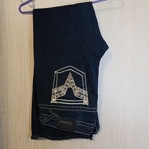 Like New Vigoss Dark Wash Designer Jeans